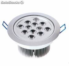 empotrado de techo 12w downlight led