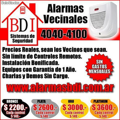 Empresa de Alarma Vecinal, Barrial y Comunitaria.