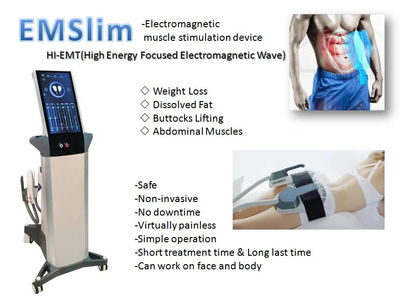 EMS Estimulador muscular delgado corporal máquina escultura neo electromagnética - Foto 5