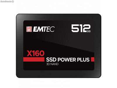 Emtec Intern ssd X160 512GB 3D nand 2,5 sata iii 520MB/s ECSSD512GNX160
