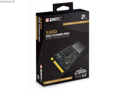 Emtec Intern ssd X400 2TB m.2 2280 sata 3D nand 4700MB/sec