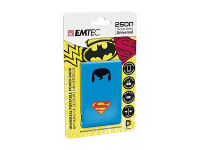 EMTEC Power Bank 2500mAh Justice League (Superman)
