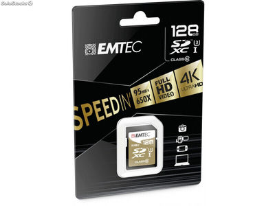 Emtec sdxc 128GB SpeedIN pro CL10 95MB/s FullHD 4K UltraHD
