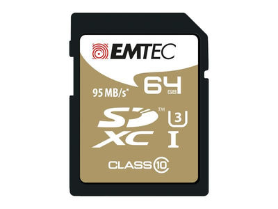 Emtec sdxc 64GB SpeedIN pro CL10 95MB/s FullHD 4K UltraHD