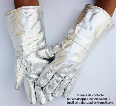 En alta temperatura para humanos en crematorio guantes protector - Foto 2