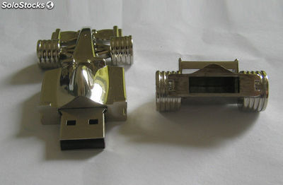 En métal voiture de course USB flash drives clé USB pendrive avec votre logo - Photo 3