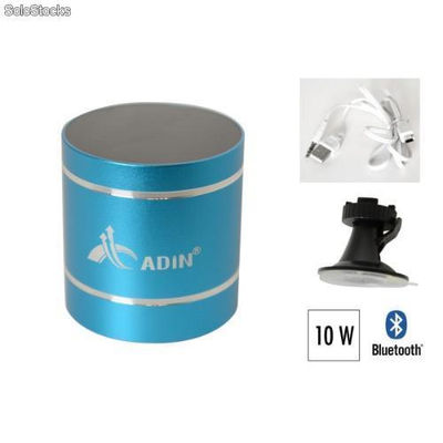Enceinte vibrante Bluetooth Adin Modèle Dancer 10w bleu (haut-parleur - Photo 2
