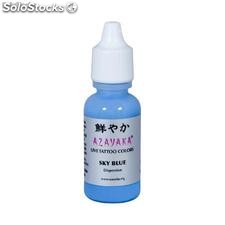 Encre de Tatouage Azayaka 15ml Bleu Sky - AZ15-13823