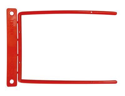 Encuadernador fastener q-connect plastico d-clips color rojo caja de 100 - Foto 2