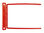 Encuadernador fastener q-connect plastico d-clips color rojo caja de 100 - Foto 2