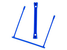 Encuadernador fastener q-connect plastico e-clips color azul caja de 100