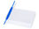 Encuadernador fastener q-connect plastico e-clips color azul caja de 100 - Foto 4