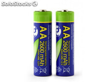 EnerGenie Ni-MH wiederaufladbar AA batteries, 2600mAh, 2er blister -