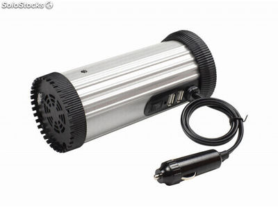 EnerGenie power adapter/inverter Auto 150 W Aluminium schwarz EG-PWC150-01