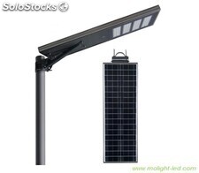 energía solar lampara 120w all in one para iluminación urbana sin cable