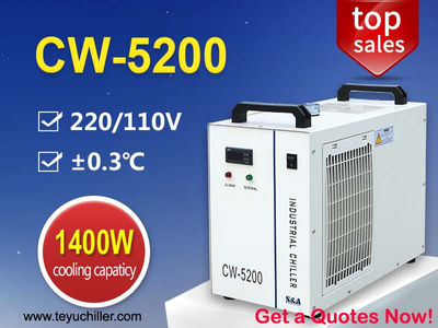 Enfriador de agua de recirculación CW5200 para máquina de corte por láser co2
