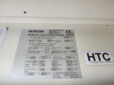 Enfriadora de agua Hitecsa 81.2 KW Bomba de calor chiller grupo hidronico - Foto 5