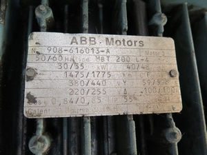 Engine ABB of inyection machine - Zdjęcie 4