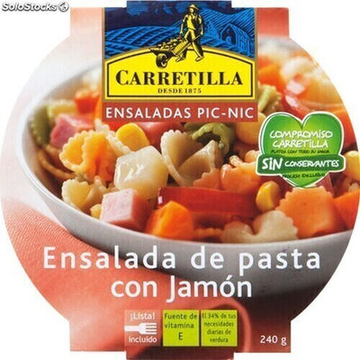 Ensalada Pasta/Jamón 240g Carretilla