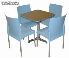 Ensemble de 4 chaises + table, conjunto 6 of6