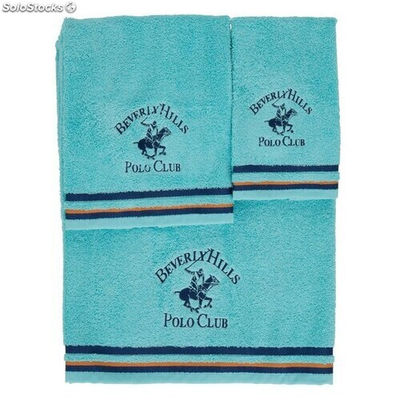 Ensemble de serviettes de toilette Beverly Hills Polo Club Malibú (3 pcs) - Photo 4