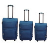 Ensemble de trois valises colorées assorties