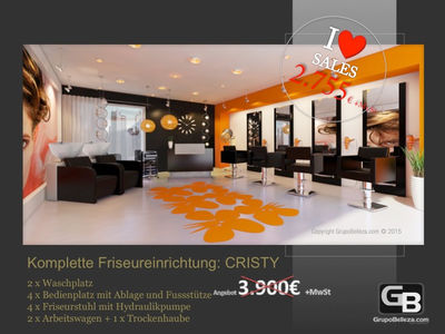 Ensemble Mobilier Salon de Coiffure CRISTY