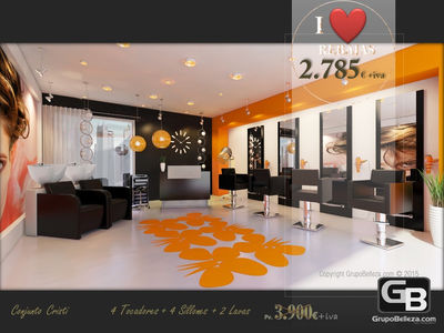 Ensemble Mobilier Salon de Coiffure CRISTY - Photo 2