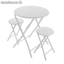 Ensemble table et 2 chaises, modèle Dublin - Sistemas David