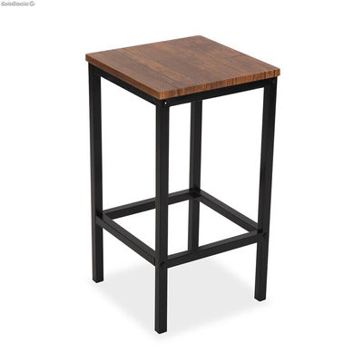 Ensemble table et 2 chaises, modèle Nixe (noir) - Sistemas David - Photo 3