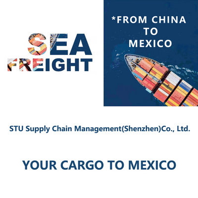 Entrega puerta a puerta de carga marítima de China a México por DDU a puerta