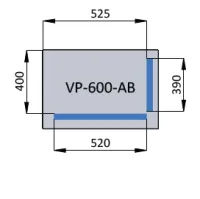 Envasadora de zocalo vp-600 ab