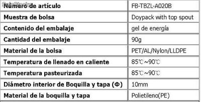 envase de gel de energía - Foto 2