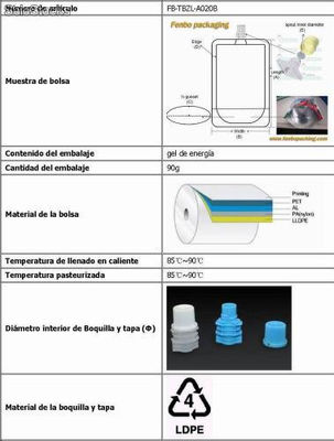 envase de gel de energía - Foto 3