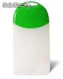 Envase plástico 250cc pead natural con tapa vertedora color verde