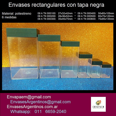 Envase rectangular 60x75x120mm - Foto 2