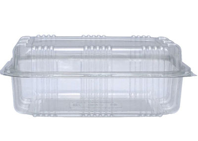 Envase/ Tarrina plastico PET con tapa alta para pasteles, ensaladas 1000 gr