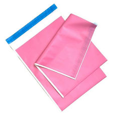 Envelope De Segurança Saco Plástico 26X36 Rosa Bebê