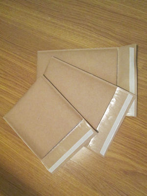 envelope em papel kraft com proteçao interna de plastico bolha 19x25 cm