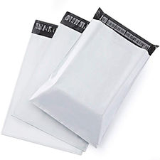 Envelope Plástico de Segurança 19X25 Saco Branco Aba Adesiva