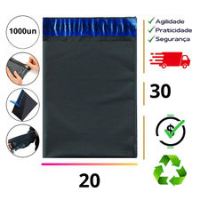 Envelope Plástico de Segurança Economic - 20x30cm