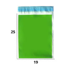 Envelope Segurança 19x25cm Saco Plástico Verde Malachite
