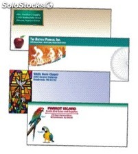Envelopes americanos impressos ambos lados em cor