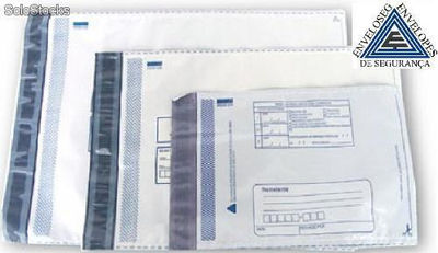 Envelopes plásticos de segurança