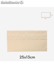 Enveloppe en coton avec velcro 25x13cm