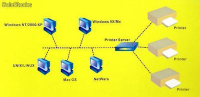 Ep-903xu/a2 Printer Server 3Parallel/usb Port 10/100m - Foto 2