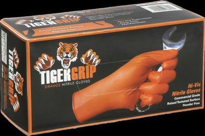 Eppco tigergrip Orange Nitrile Gloves