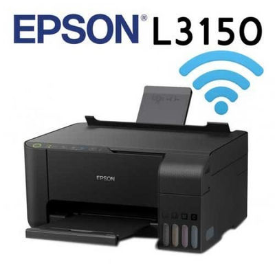 Epson Jet d&amp;#39;encre L3150 Couleur MFP 3en1 A4 Réseau - Photo 2