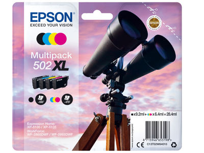 Epson Multipack 4-colours 502XL Ink Schwarz - Cyan - Magenta - Gelb - Epson -