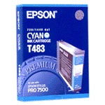 Epson T483 cartucho de tinta cian (original)